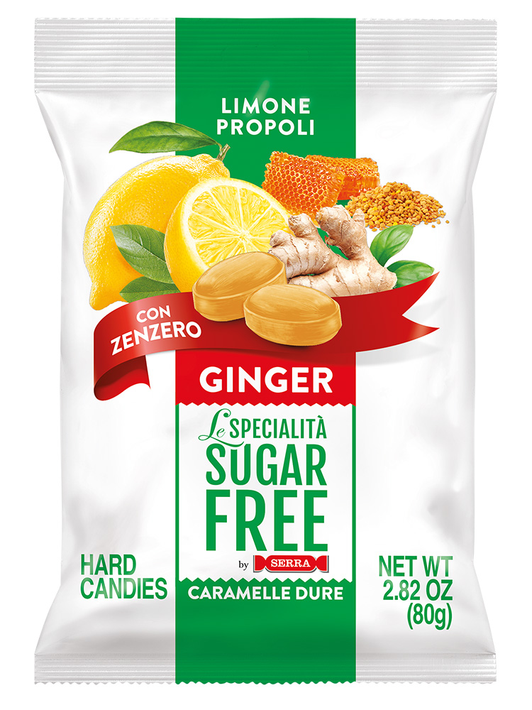 Sugarfree candies<br> Lemon, Ginger, Propolis