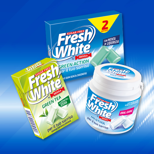 Chicles Fresh White