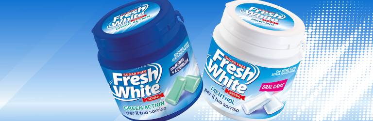 Fresh White chewing gum