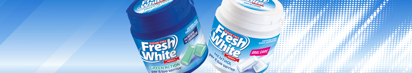 Chewing gum Fresh White